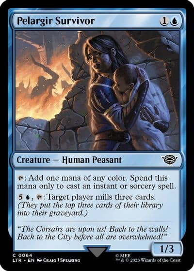 Pelargir Survivor Universes Beyond: The Lord of the Rings: Tales of Middle-earth Magic card