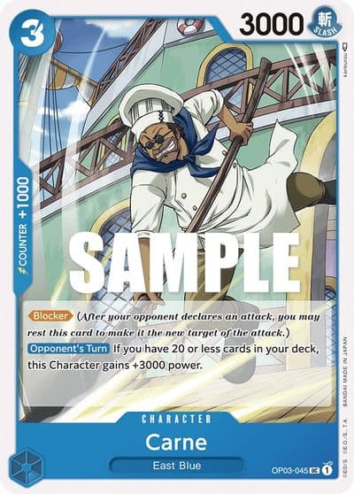Carne Pillars of Strength One Piece card