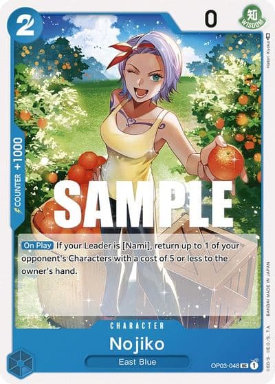 Nojiko Pillars of Strength One Piece card