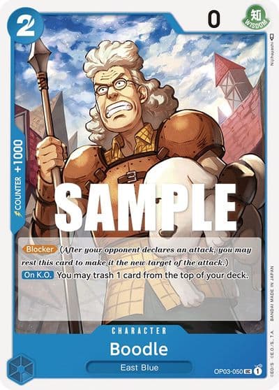 Boodle Pillars of Strength One Piece card