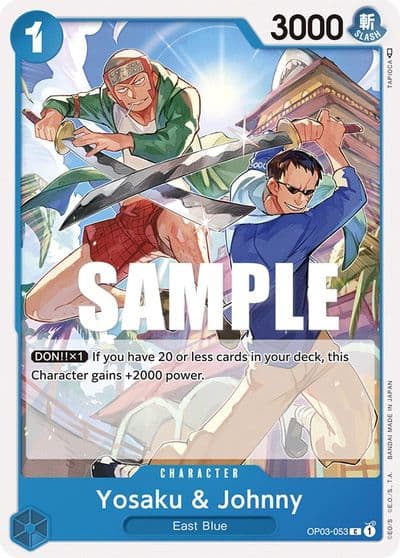 Yosaku and Johnny Pillars of Strength One Piece card