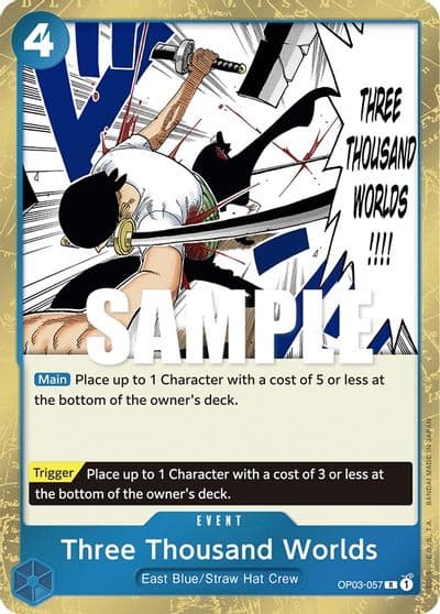 Three Thousand Worlds Pillars of Strength One Piece card