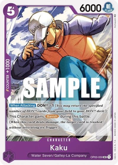 Kaku 059 Pillars of Strength One Piece card
