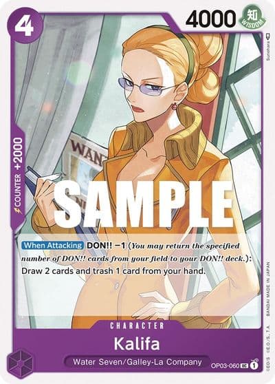 Kalifa 060 Pillars of Strength One Piece card