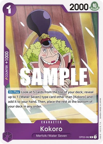 Kokoro Pillars of Strength One Piece card