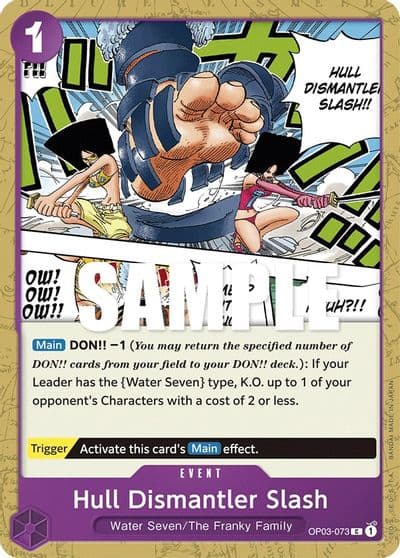 Hull Dismantler Slash Pillars of Strength One Piece card