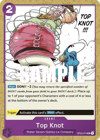 Top Knot Pillars of Strength One Piece card