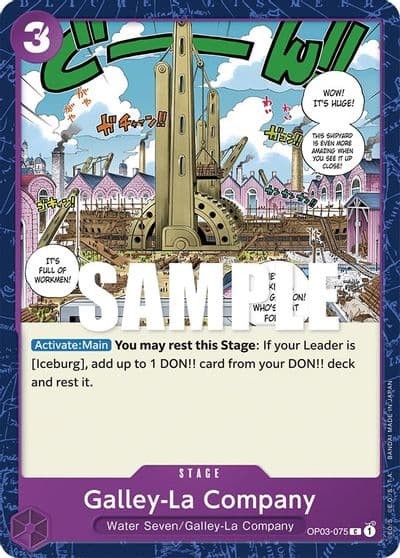 Galley La Company Pillars of Strength One Piece card