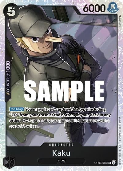 Kaku 080 Pillars of Strength One Piece card