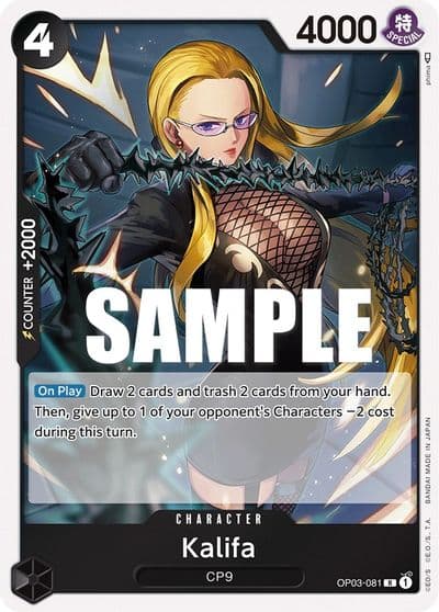 Kalifa 081 Pillars of Strength One Piece card