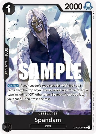 Spandam Pillars of Strength One Piece card