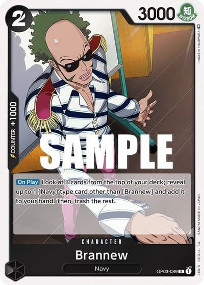 Brannew Pillars of Strength One Piece card