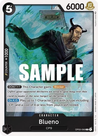 Blueno Pillars of Strength One Piece card