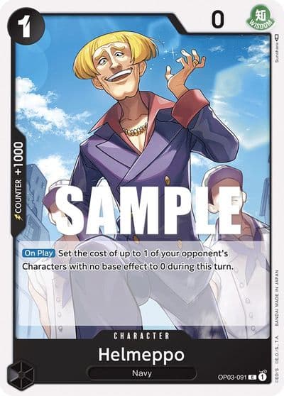 Helmeppo Pillars of Strength One Piece card