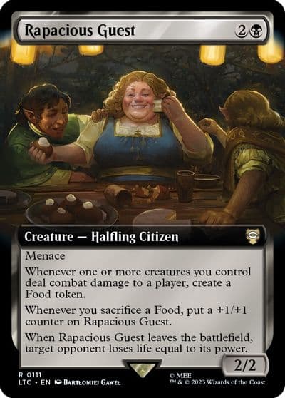 Rapacious Guest Extended Art Commander: The Lord of the Rings: Tales of Middle-earth Magic card