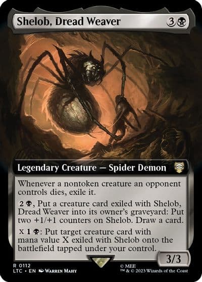 Shelob Dread Weaver Extended Art Commander: The Lord of the Rings: Tales of Middle-earth Magic card