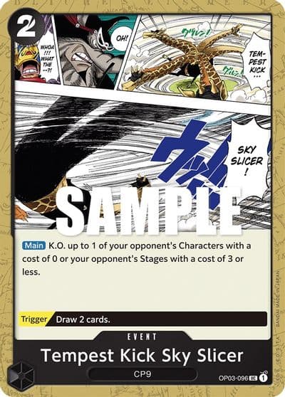 Tempest Kick Sky Slicer Pillars of Strength One Piece card