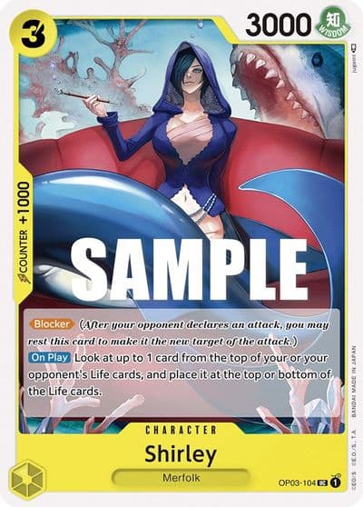 Shirley Pillars of Strength One Piece card