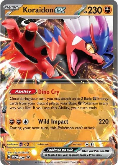 Koraidon ex - 029 SV: Scarlet & Violet Promo Cards Pokemon card