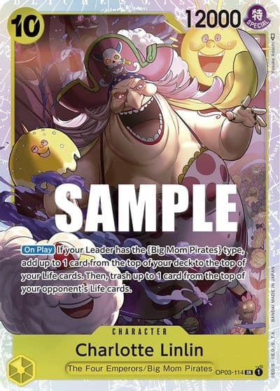 Charlotte Linlin 114 Pillars of Strength One Piece card