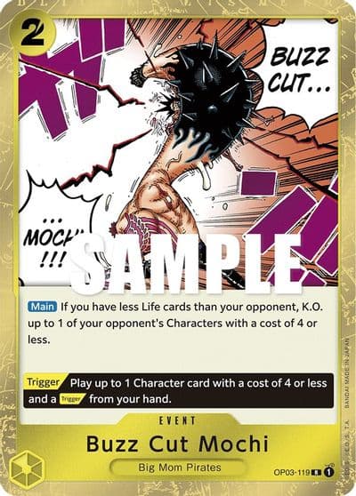 Buzz Cut Mochi Pillars of Strength One Piece card