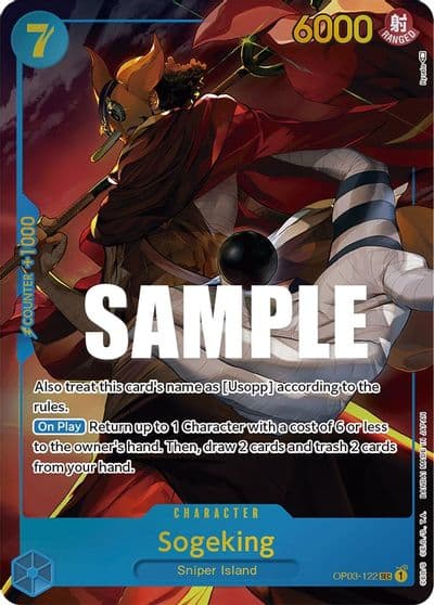 Sogeking Alternate Art Pillars of Strength One Piece card