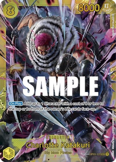 Charlotte Katakuri 123 Pillars of Strength One Piece card
