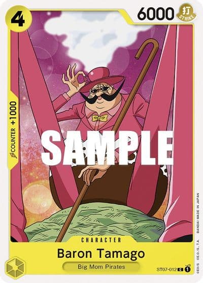 Baron Tamago Starter Deck 7: Big Mom Pirates One Piece card