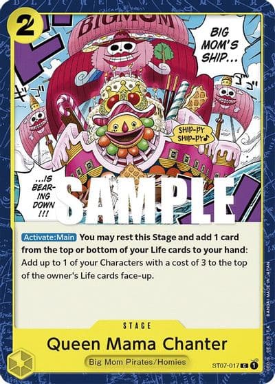 Queen Mama Chanter Starter Deck 7: Big Mom Pirates One Piece card