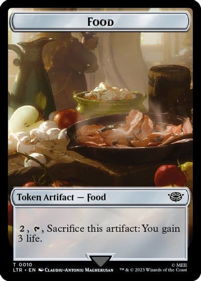 Food Token 0010 Universes Beyond: The Lord of the Rings: Tales of Middle-earth Magic card