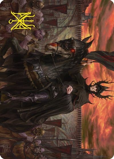 The Mouth of Sauron Art Card Gold Stamped Signature Art Series: Universes Beyond: The Lord of the Rings: Tales of Middle-earth Magic card