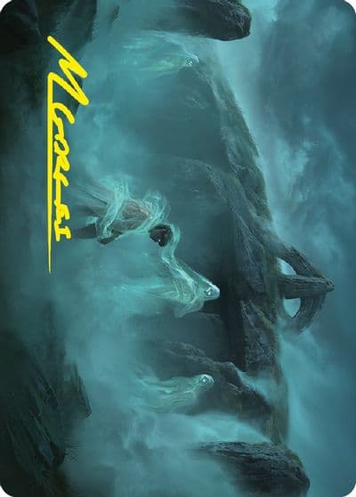 Fog on the Barrow Downs Art Card Gold Stamped Signature Art Series: Universes Beyond: The Lord of the Rings: Tales of Middle-earth Magic card