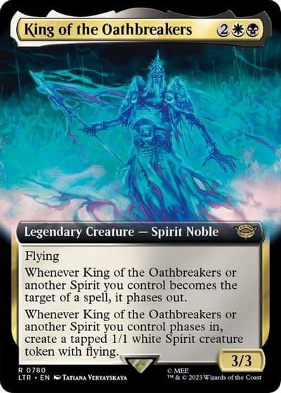 King of the Oathbreakers Extended Art Surge Foil Universes Beyond: The Lord of the Rings: Tales of Middle-earth Magic card