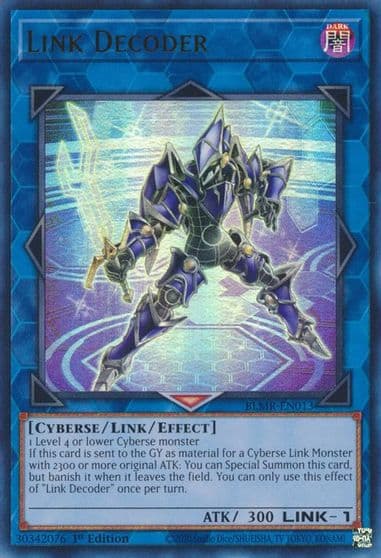 Link Decoder Battles of Legend: Monstrous Revenge Yu-Gi-Oh! card