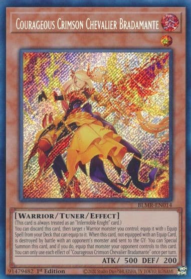 Courageous Crimson Chevalier Bradamante Battles of Legend: Monstrous Revenge Yu-Gi-Oh! card