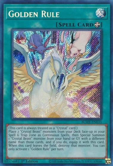 Golden Rule Battles of Legend: Monstrous Revenge Yu-Gi-Oh! card