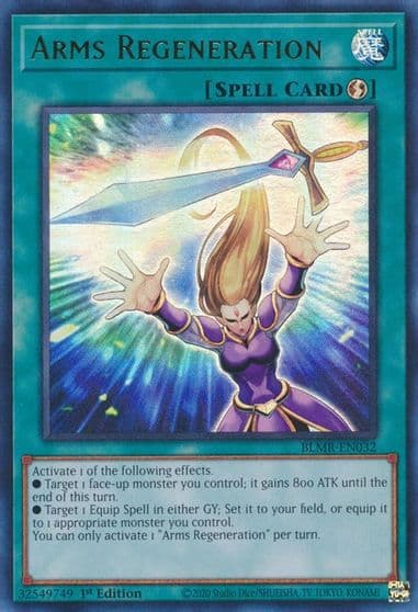 Arms Regeneration Battles of Legend: Monstrous Revenge Yu-Gi-Oh! card
