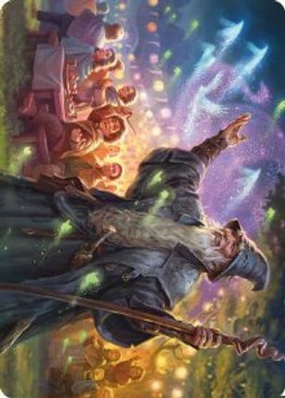 Gandalf Friend of the Shire Art Card Art Series: Universes Beyond: The Lord of the Rings: Tales of Middle-earth Magic card