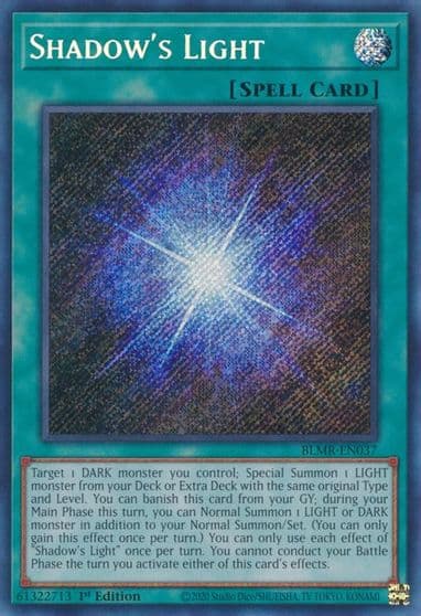 Shadows Light Battles of Legend: Monstrous Revenge Yu-Gi-Oh! card