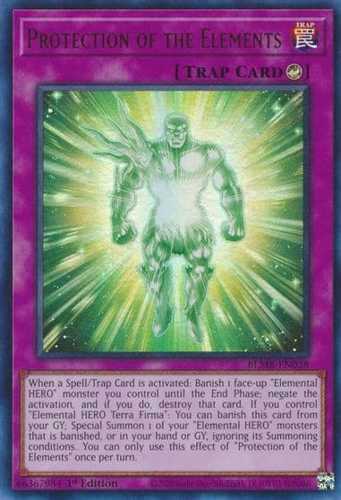 Protection of the Elements Battles of Legend: Monstrous Revenge Yu-Gi-Oh! card