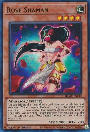 Rose Shaman Battles of Legend: Monstrous Revenge Yu-Gi-Oh! card