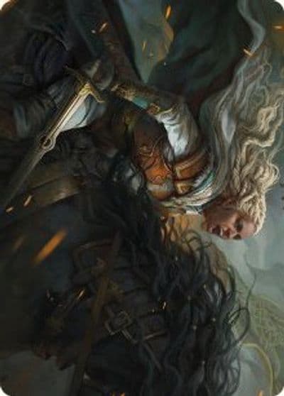 Eowyn Fearless Knight Art Card Art Series: Universes Beyond: The Lord of the Rings: Tales of Middle-earth Magic card