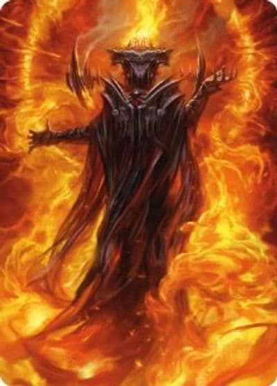 Sauron the Dark Lord Art Card Art Series: Universes Beyond: The Lord of the Rings: Tales of Middle-earth Magic card