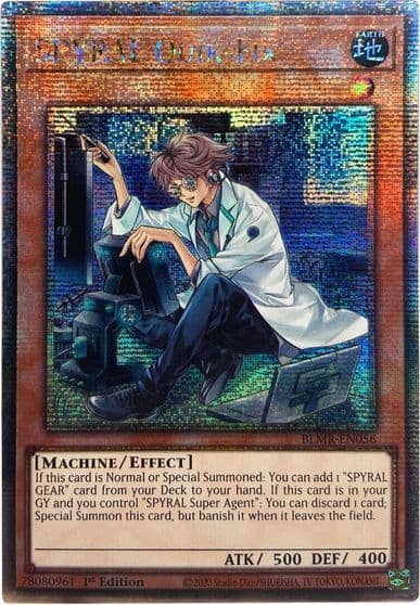 SPYRAL Quik Fix Quarter Century Secret Rare Battles of Legend: Monstrous Revenge Yu-Gi-Oh! card
