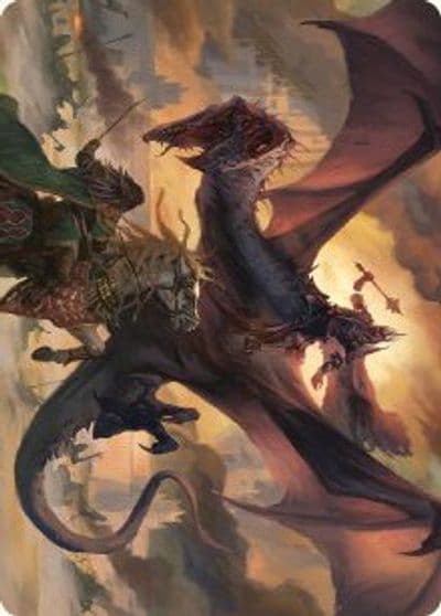Witch king Bringer of Ruin Art Card Art Series: Universes Beyond: The Lord of the Rings: Tales of Middle-earth Magic card
