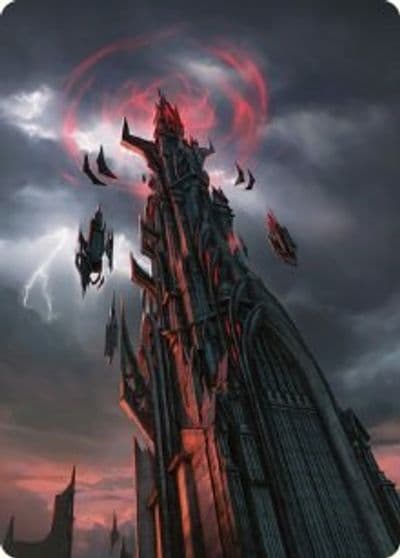 Barad dur Art Card Art Series: Universes Beyond: The Lord of the Rings: Tales of Middle-earth Magic card