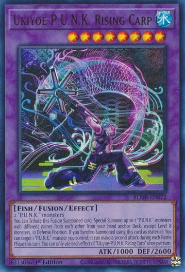 Ukiyoe PUNK Rising Carp Battles of Legend: Monstrous Revenge Yu-Gi-Oh! card