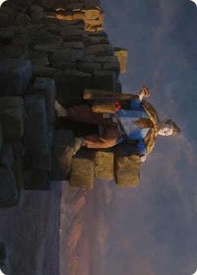 Pippin Warden of Isengard Art Card Art Series: Universes Beyond: The Lord of the Rings: Tales of Middle-earth Magic card