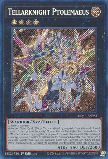 Tellarknight Ptolemaeus Battles of Legend: Monstrous Revenge Yu-Gi-Oh! card