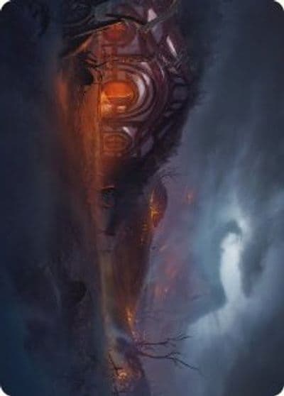 Field of Ruin Art Card Art Series: Universes Beyond: The Lord of the Rings: Tales of Middle-earth Magic card